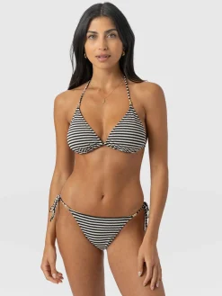 Swimwear|Saint and Sofia Alba Triangle Bikini Top - Stripe