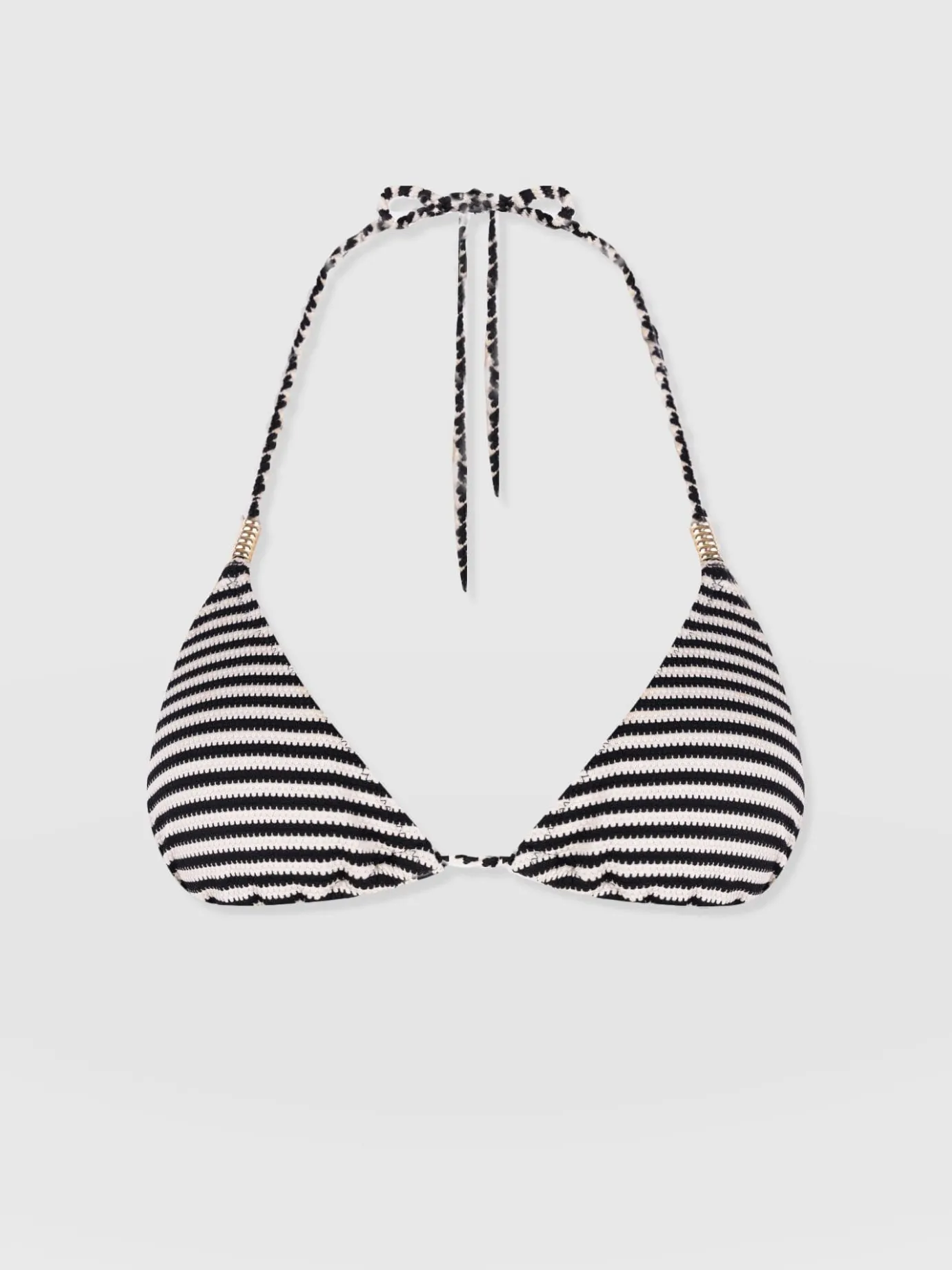 Swimwear|Saint and Sofia Alba Triangle Bikini Top - Stripe