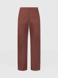 Pants|Saint and Sofia Apartment Pant - Maroon Rib