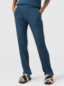 Pants|Saint and Sofia Apartment Pant - Teal Rib