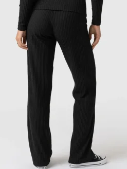 Pants|Saint and Sofia Apartment Pant Ribbed - Black Rib