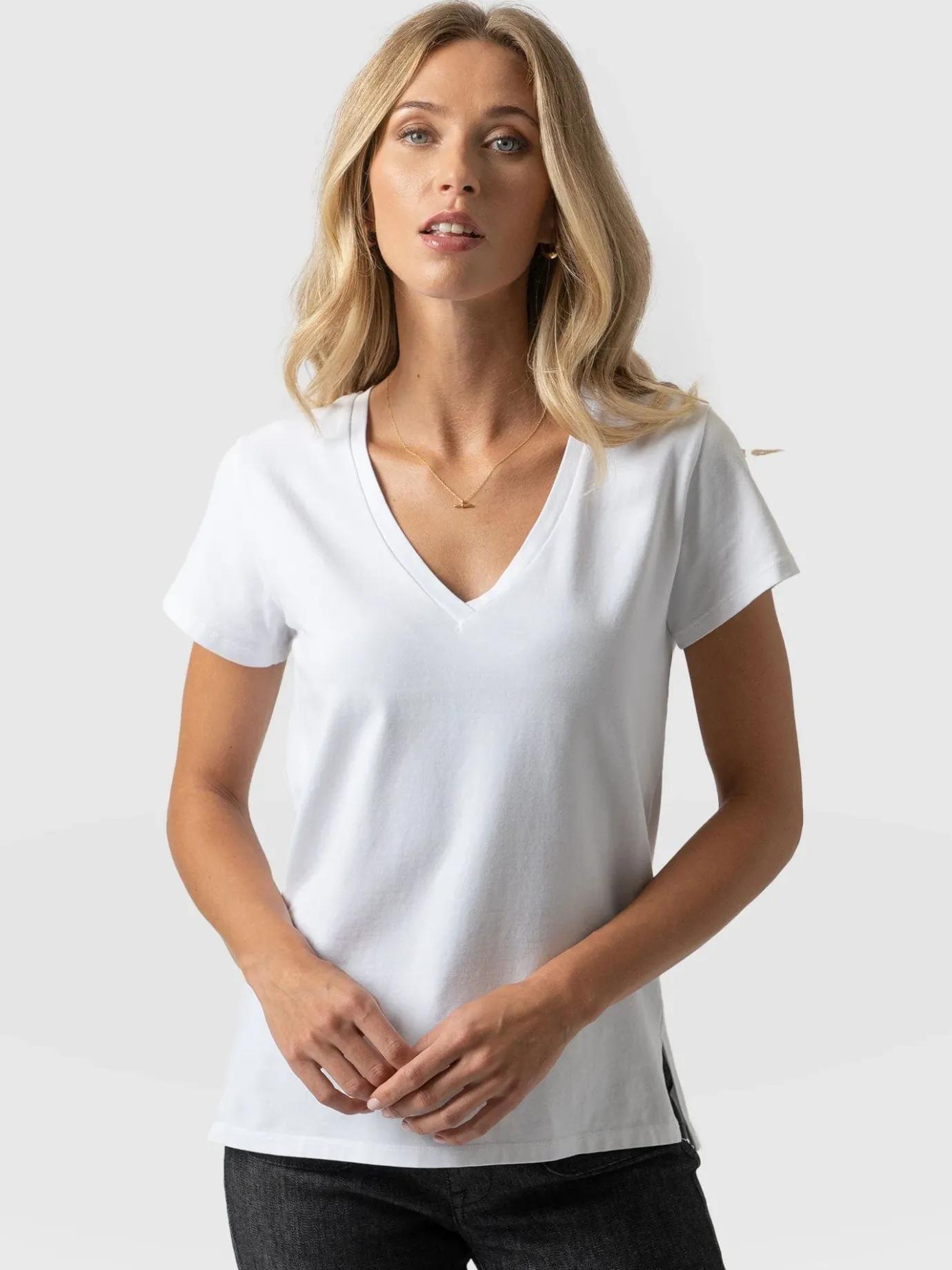 T-shirts & Tanks|Saint and Sofia Apartment Tee - White