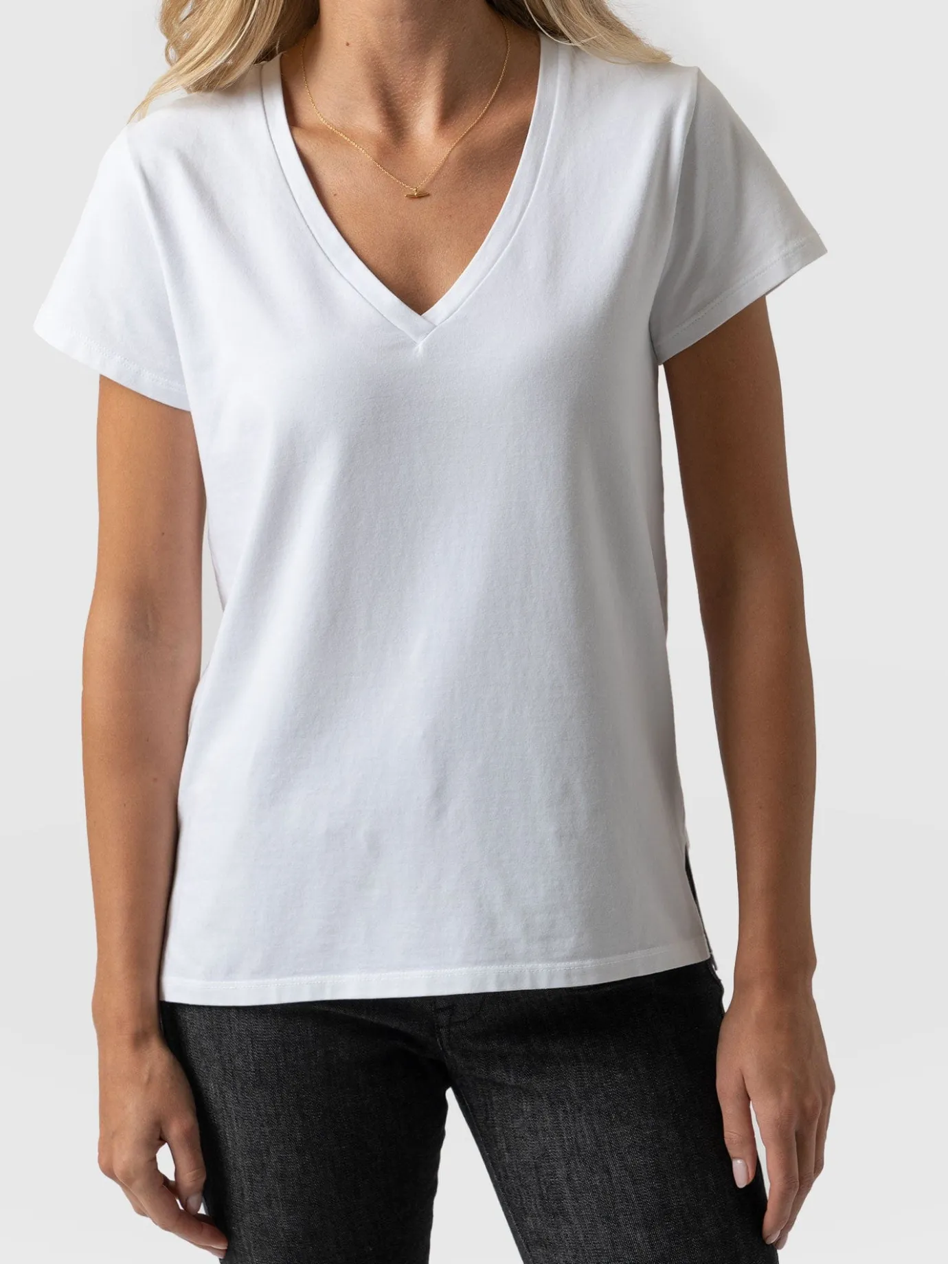 T-shirts & Tanks|Saint and Sofia Apartment Tee - White