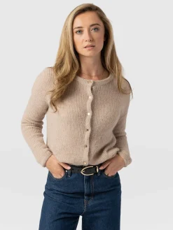 Knitwear|Saint and Sofia Ariella Cardigan - Beige