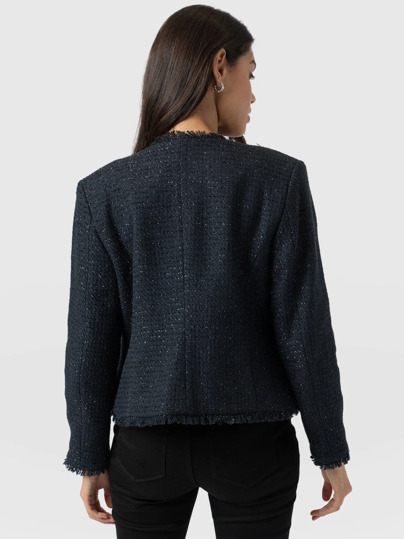 Coats & Jackets|Blazers|Saint and Sofia Ashby Jacket - Navy