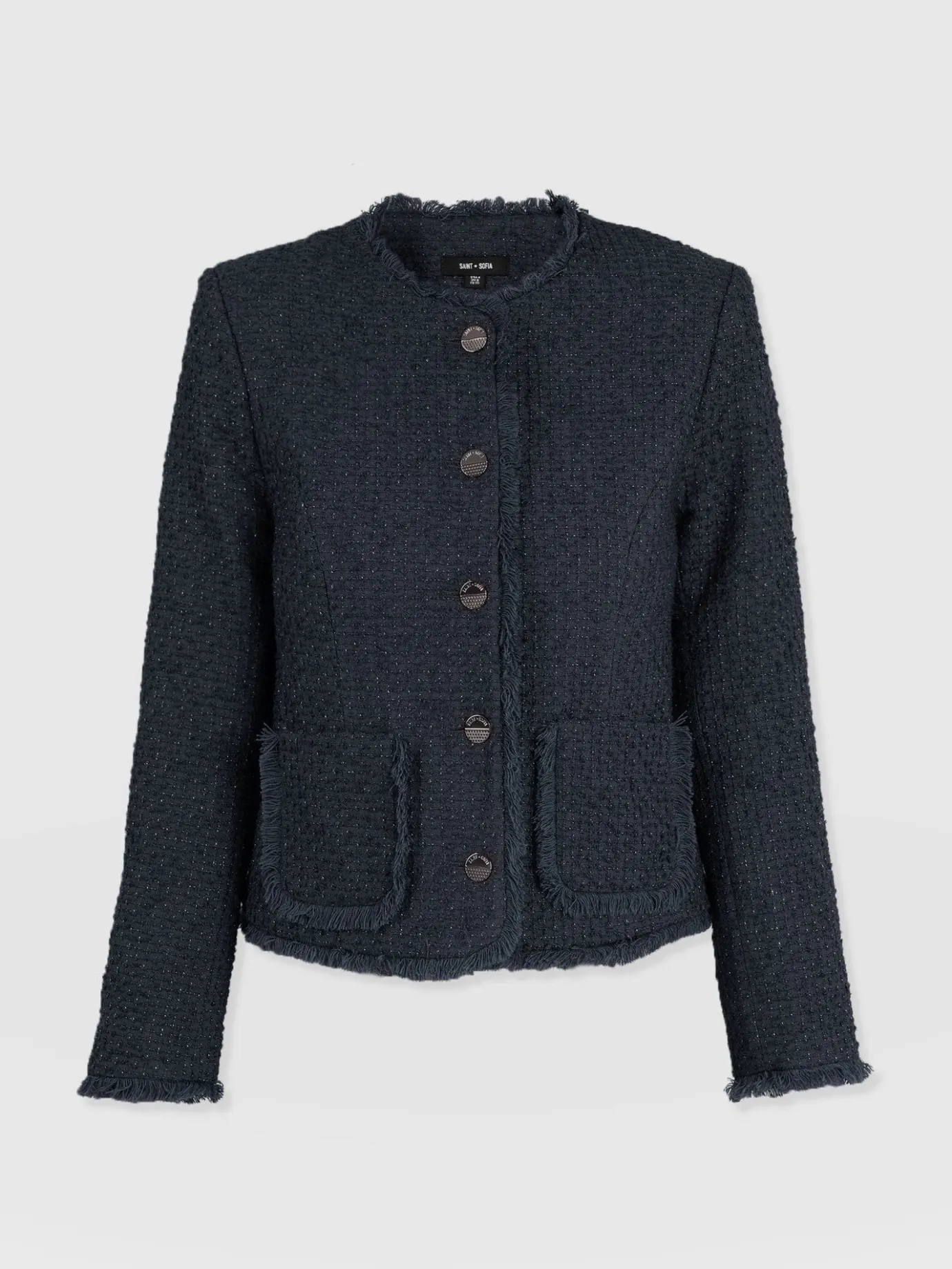 Coats & Jackets|Blazers|Saint and Sofia Ashby Jacket - Navy