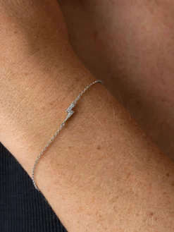Silver Jewelry|Jewelry|Saint and Sofia Astral Lightning Bracelet - Silver
