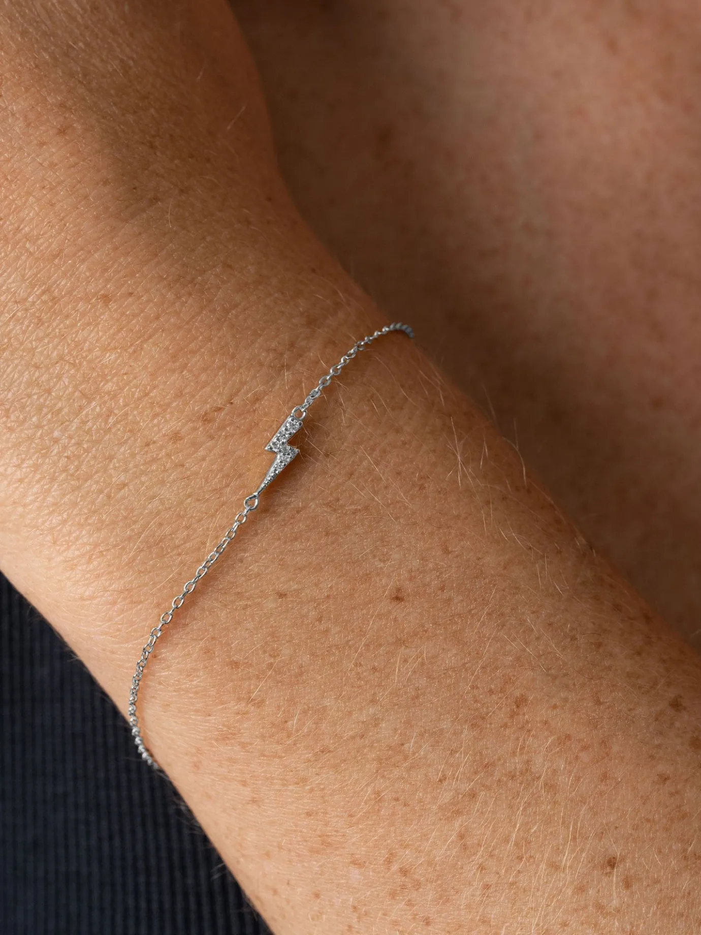 Silver Jewelry|Jewelry|Saint and Sofia Astral Lightning Bracelet - Silver