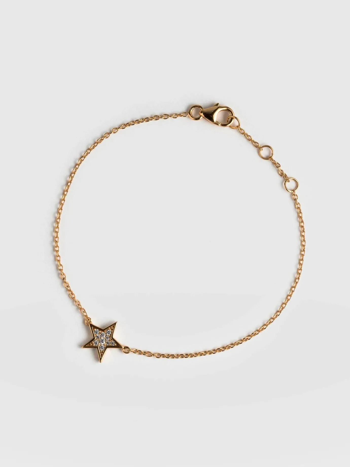 Gold Jewelry|Bracelets|Saint and Sofia Astral Star Bracelet - Gold