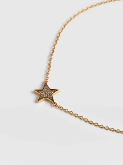 Gold Jewelry|Bracelets|Saint and Sofia Astral Star Bracelet - Gold