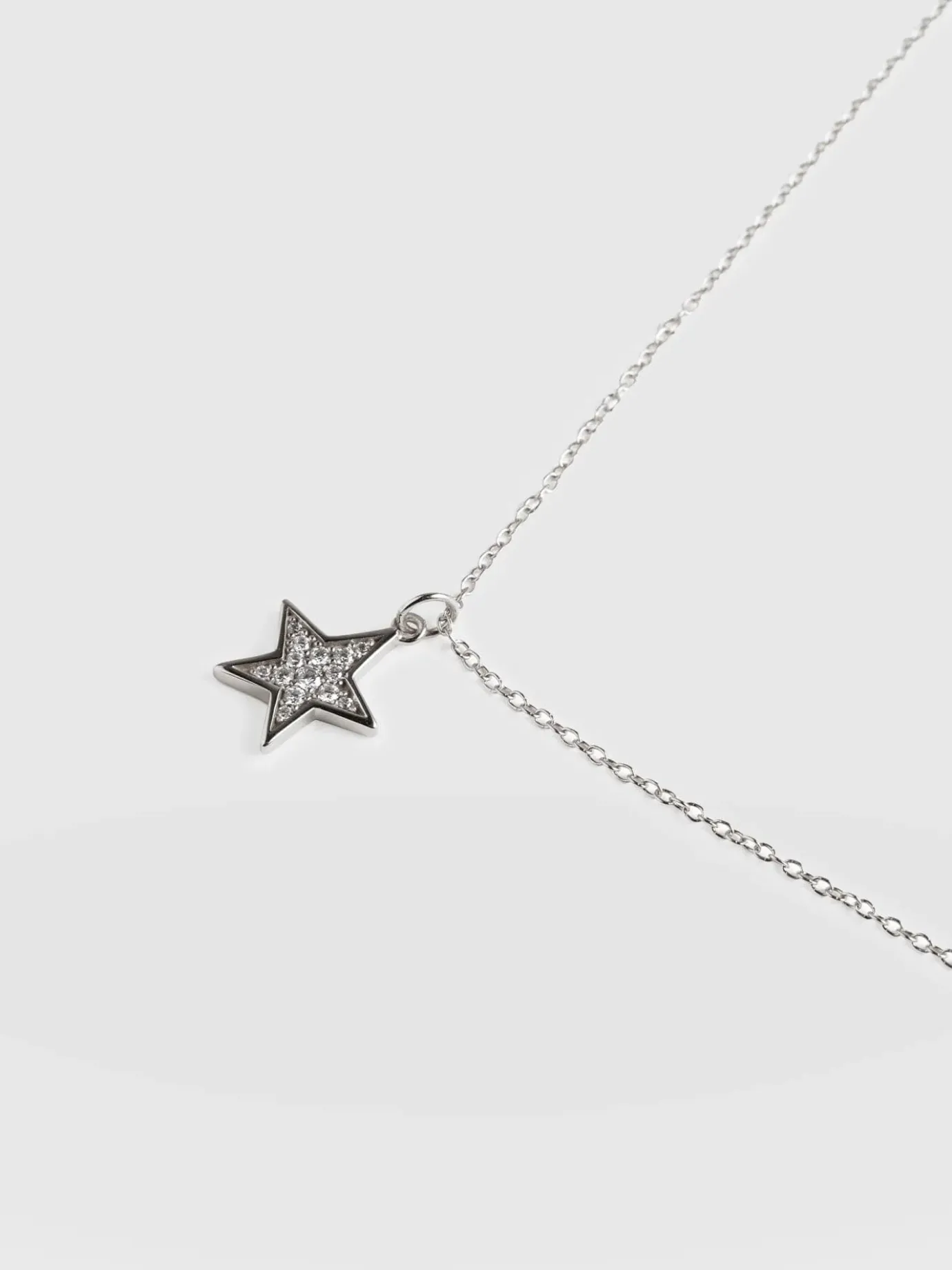 Silver Jewelry|Jewelry|Saint and Sofia Astral Star Necklace - Silver