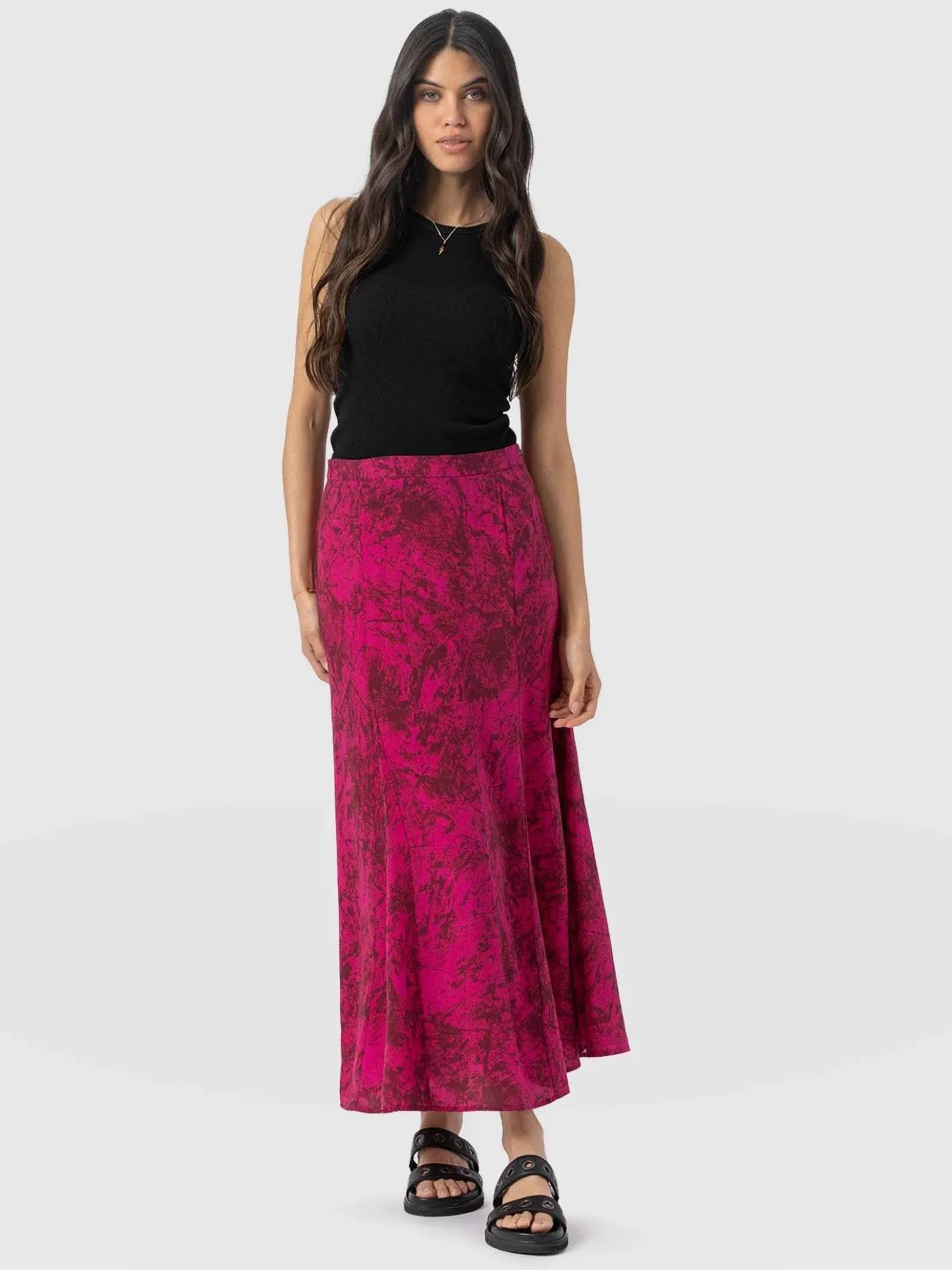 Skirts|Saint and Sofia Audrey Skirt - Pink Marble