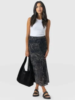Skirts|Saint and Sofia Audrey Skirt - Spot Feather