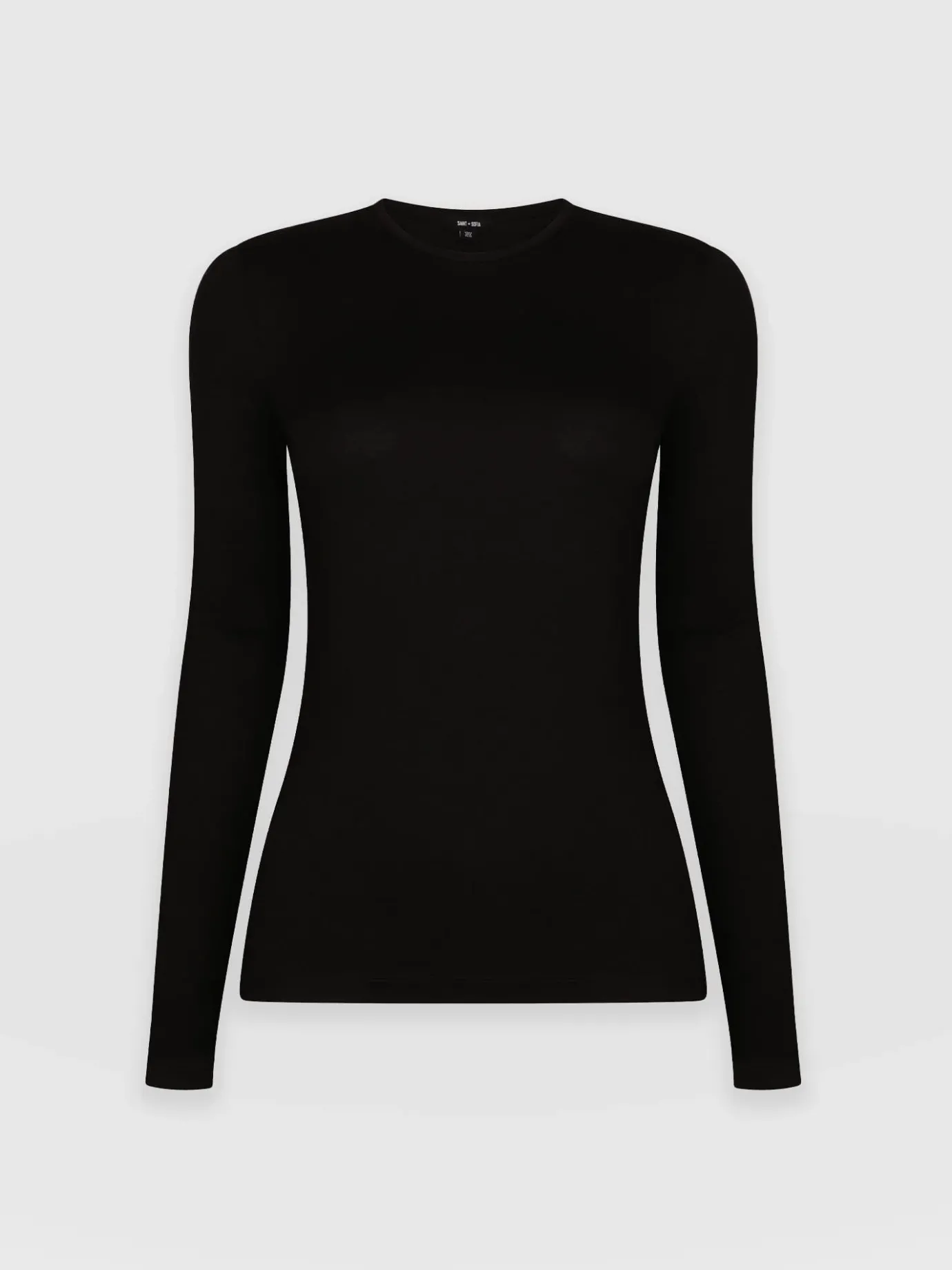 T-shirts & Tanks|Saint and Sofia Austen Crew Neck Tee - Black