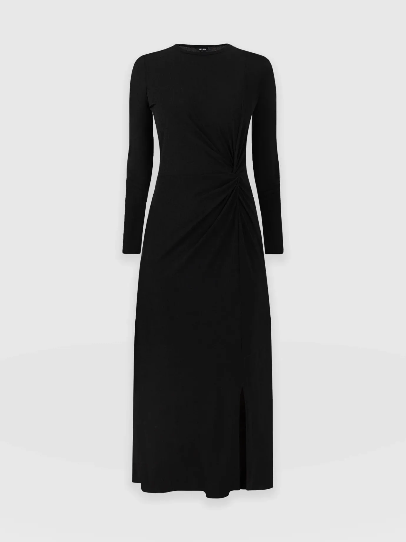 Dresses|Saint and Sofia Bailey Knot Dress - Black
