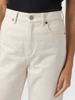 Denim & Jeans|Pants|Saint and Sofia Barrel Leg Jean - Cream