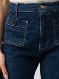 Denim & Jeans|Pants|Saint and Sofia Bowie Stretch Flare Jeans - Mid Blue