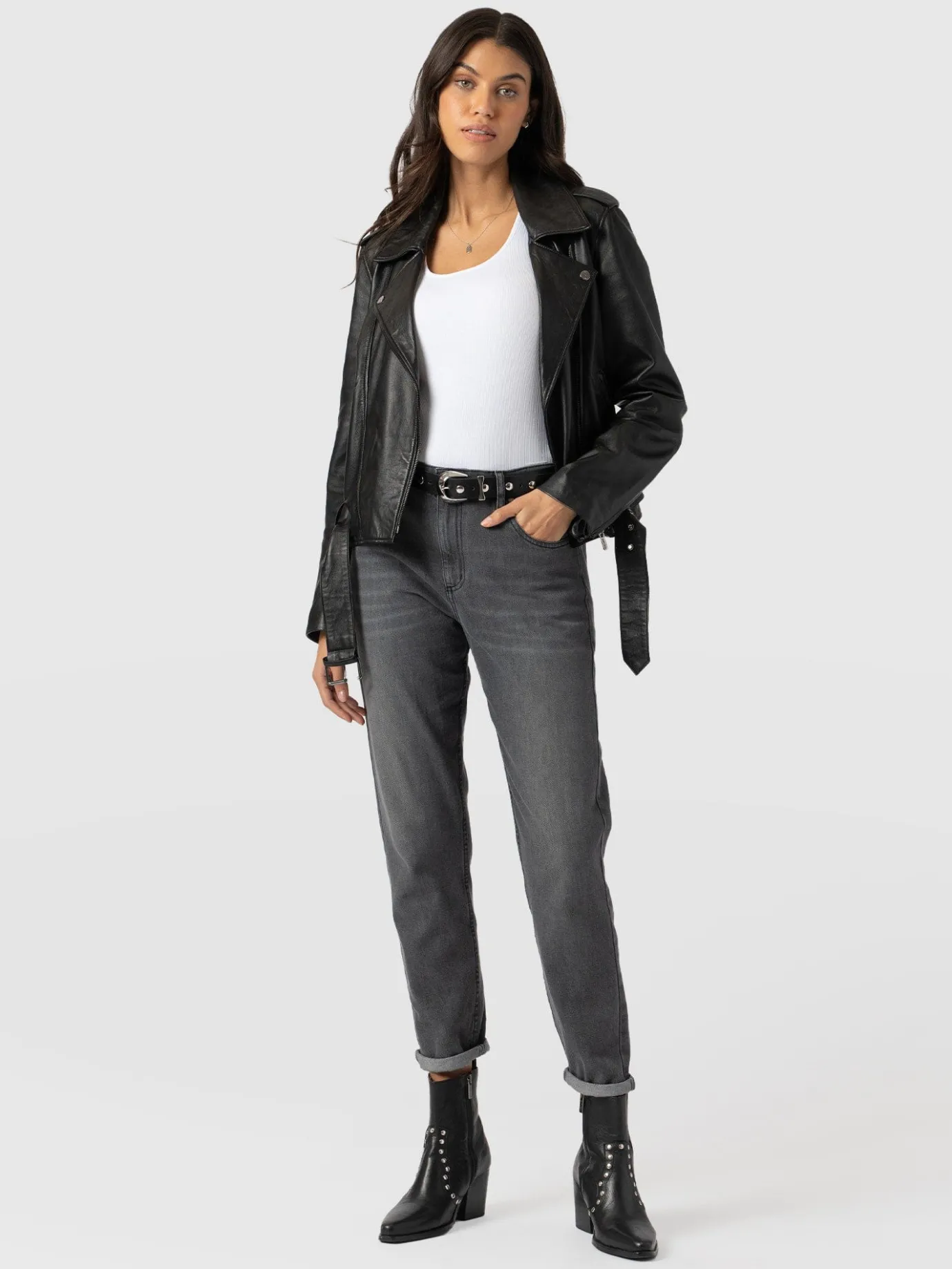 Denim & Jeans|Pants|Saint and Sofia Boyfriend Jeans - Black