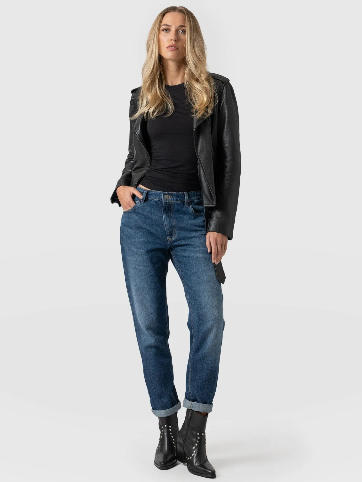Denim & Jeans|Pants|Saint and Sofia Boyfriend Jeans - Mid Blue