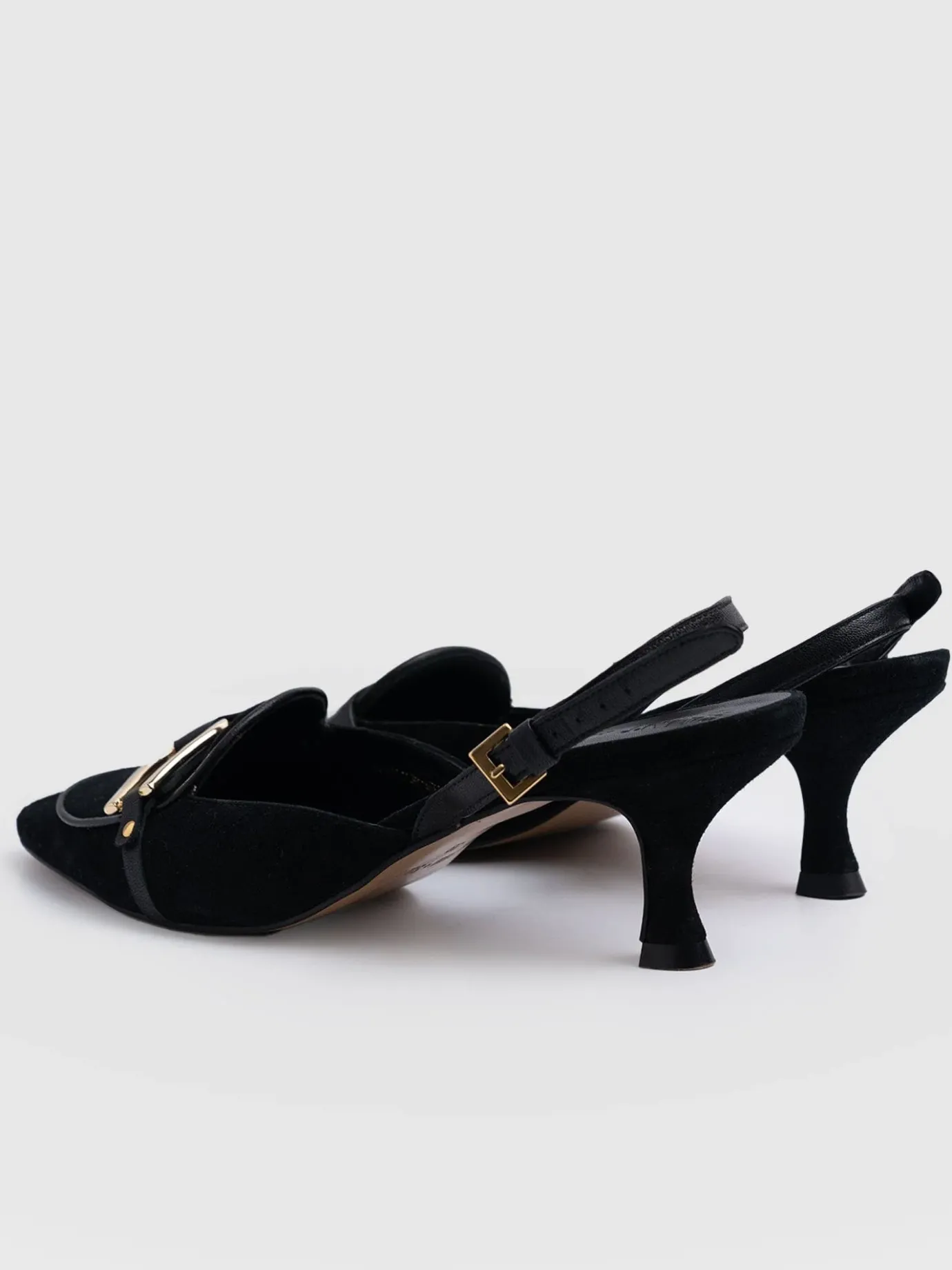 Shoes|Saint and Sofia Bridget Sling Back Heels - Black