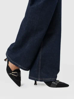 Shoes|Saint and Sofia Bridget Sling Back Heels - Black