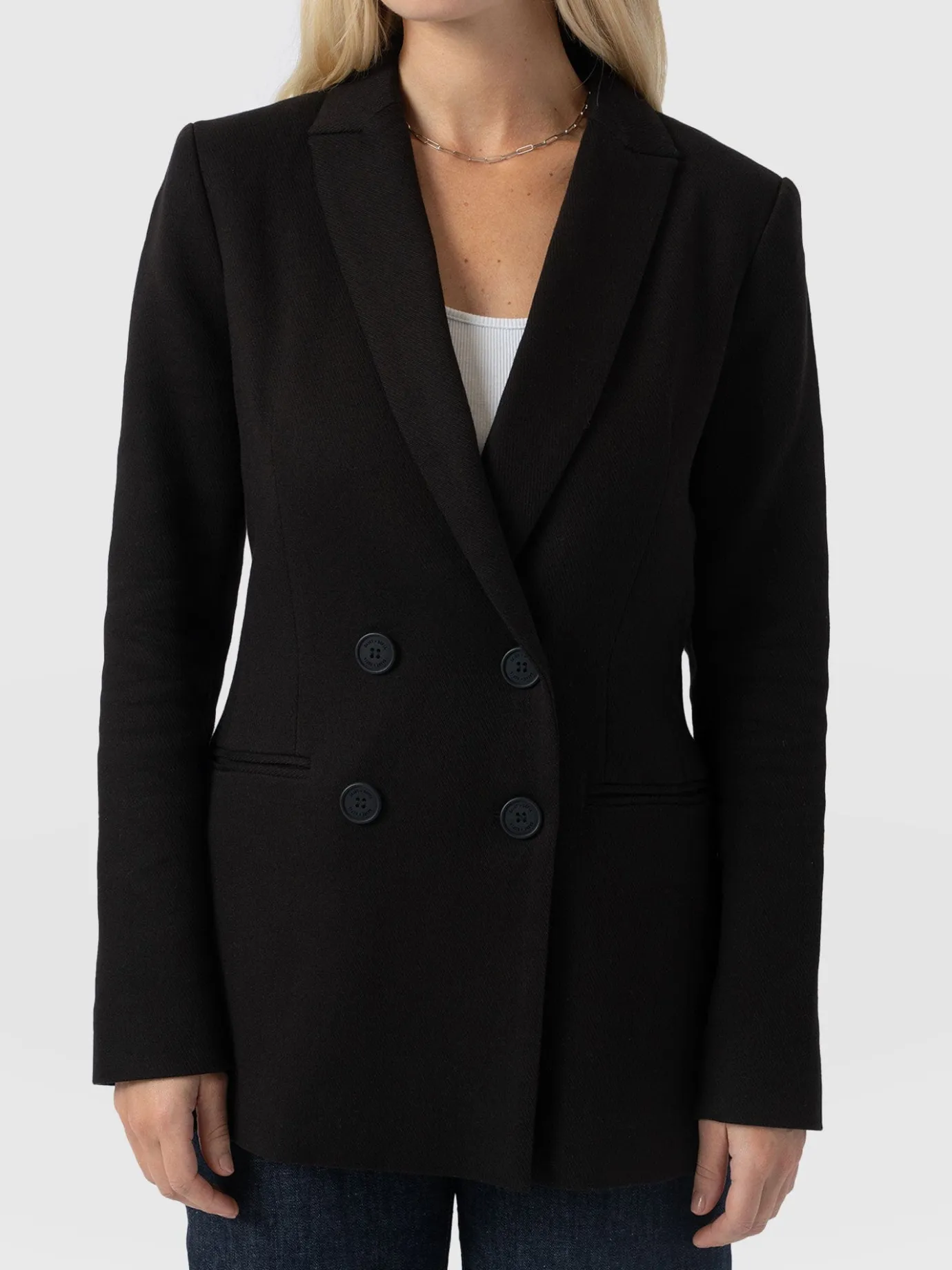 Coats & Jackets|Blazers|Saint and Sofia Cambridge Blazer - Black