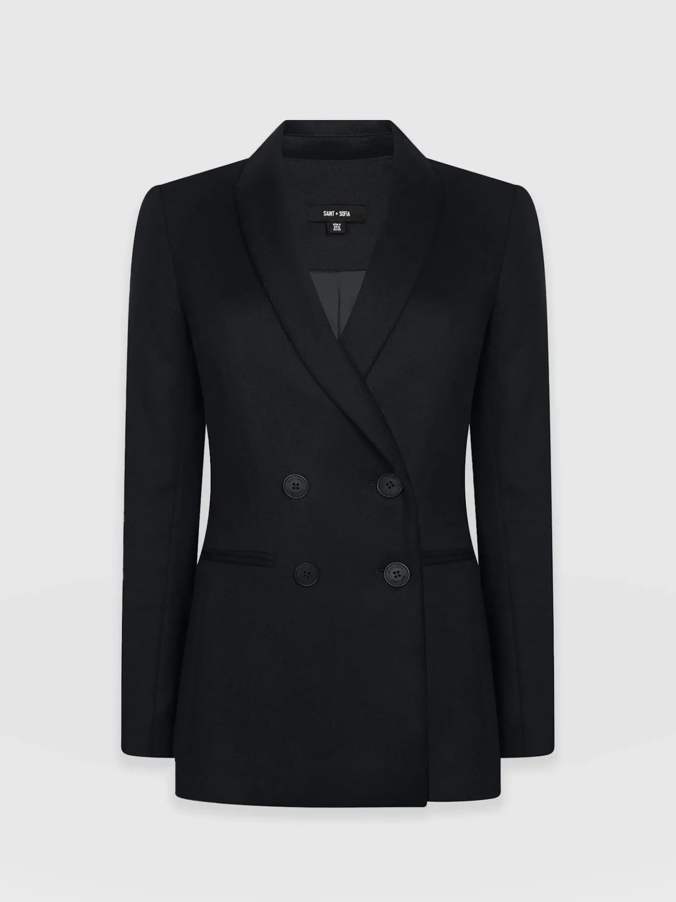 Coats & Jackets|Blazers|Saint and Sofia Cambridge Blazer - Black