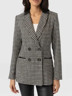 Coats & Jackets|Blazers|Saint and Sofia Cambridge Blazer - Houndstooth