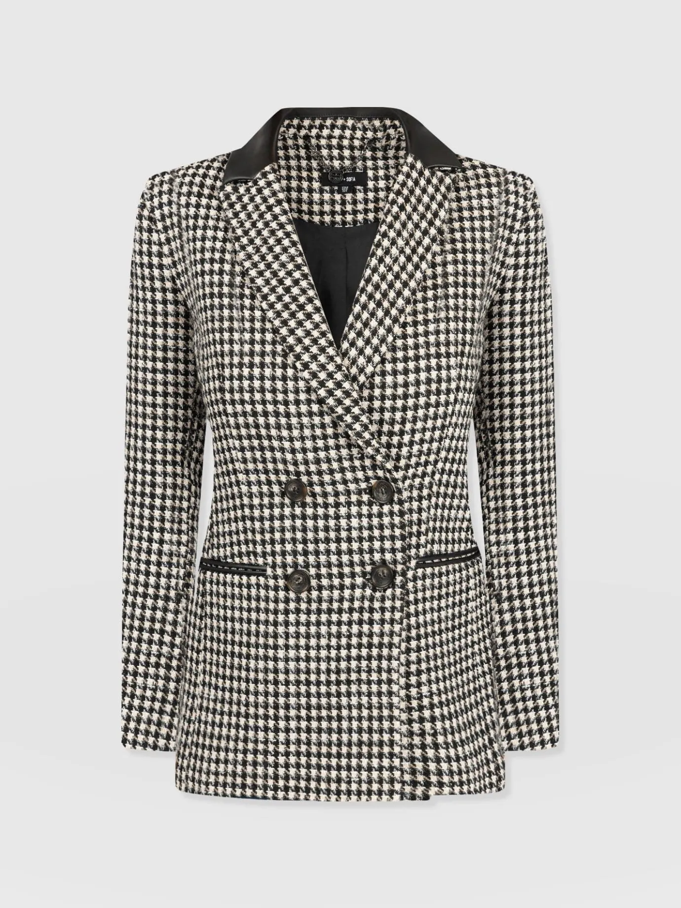 Coats & Jackets|Blazers|Saint and Sofia Cambridge Blazer - Houndstooth