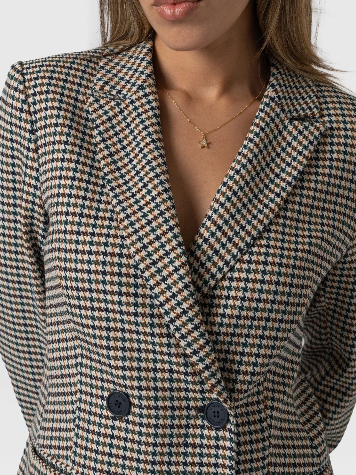 Blazers|Saint and Sofia Cambridge Blazer - Saxon Jacquard