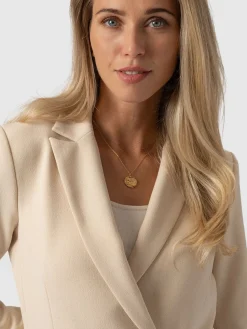 Blazers|Saint and Sofia Cambridge Blazer Crepe - Beige