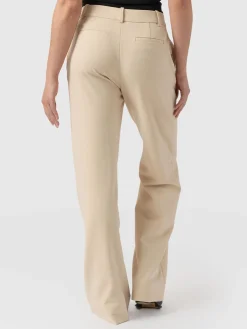 Pants|Saint and Sofia Cambridge Tailored Wide Leg Pant - Beige