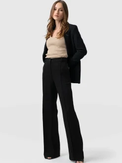 Pants|Saint and Sofia Cambridge Tailored Wide Leg Pant - Black