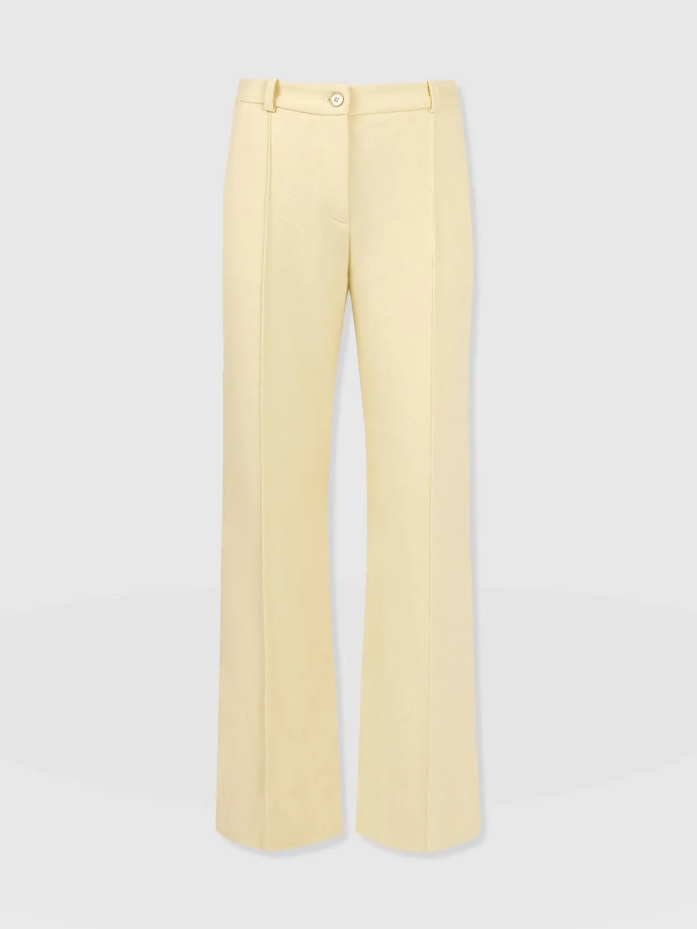Pants|Saint and Sofia Cambridge Tailored Wide Leg Pant - Yellow