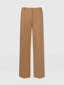 Pants|Saint and Sofia Cambridge Tailored Wide Leg Pant - Camel