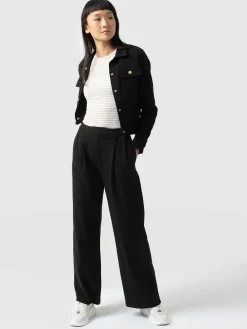 Pants|Saint and Sofia Camden Wide Leg Pant - Black