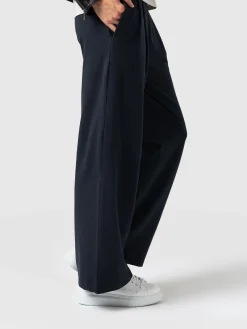 Pants|Saint and Sofia Camden Wide Leg Pant - Navy