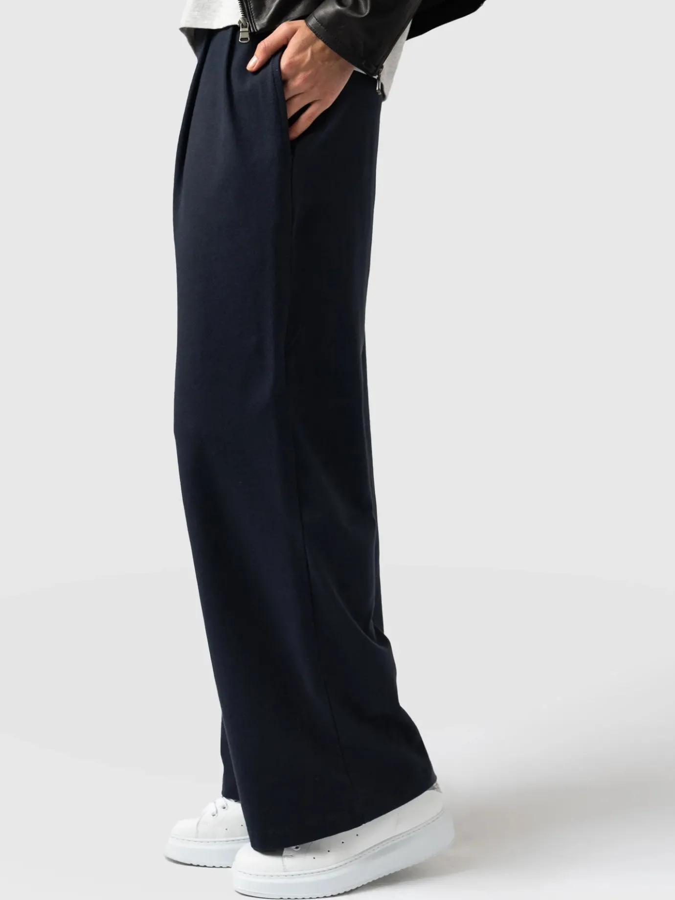 Pants|Saint and Sofia Camden Wide Leg Pant - Navy