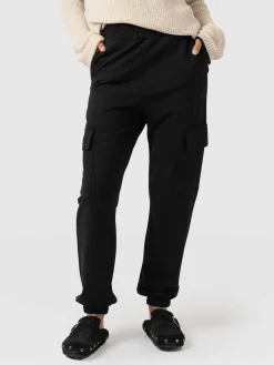 Pants|Saint and Sofia Cargo Tapered Pant - Black