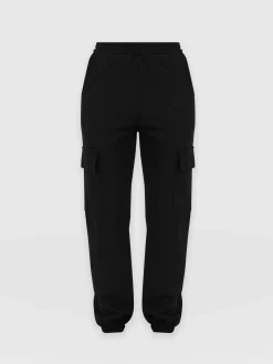 Pants|Saint and Sofia Cargo Tapered Pant - Black