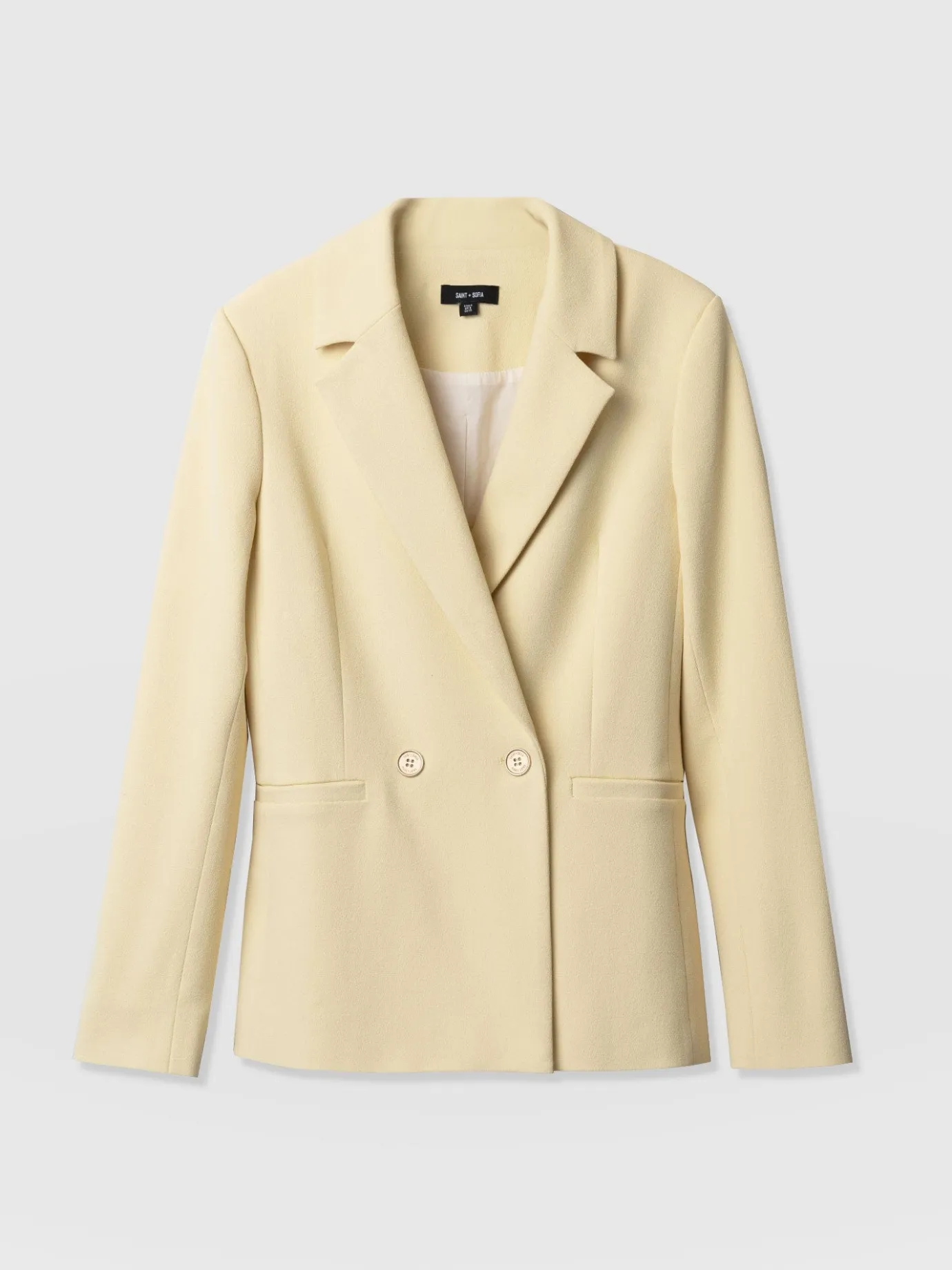 Coats & Jackets|Blazers|Saint and Sofia Carmen Blazer - Yellow