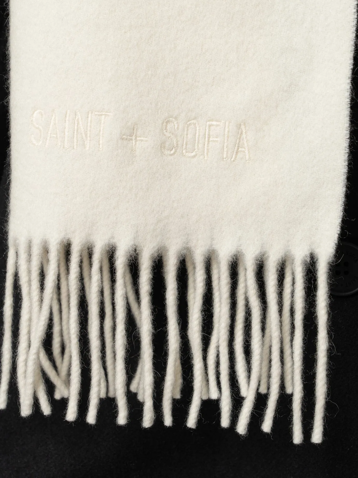 Scarves & Hats|Accessories|Saint and Sofia Cashmere Scarf - Cream