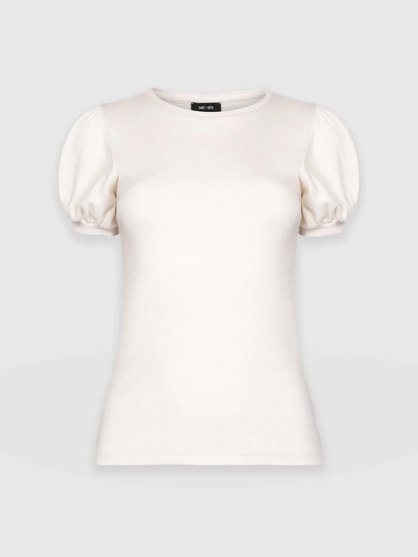 T-shirts & Tanks|Saint and Sofia Cavendish Tee - Cream