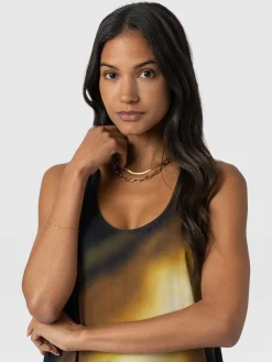 Dresses|Saint and Sofia Celeste Maxi Dress - Yellow Gradient