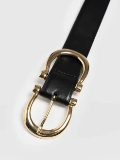 Leather Belts|Accessories|Saint and Sofia Chelsea Belt - Black