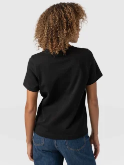 T-shirts & Tanks|Saint and Sofia Chelsea Crew Neck Tee - Black