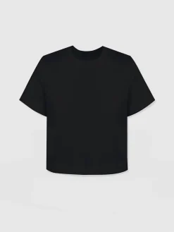 T-shirts & Tanks|Saint and Sofia Chelsea Crew Neck Tee - Black