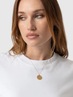 T-shirts & Tanks|Saint and Sofia Chelsea Crew Neck Tee - White
