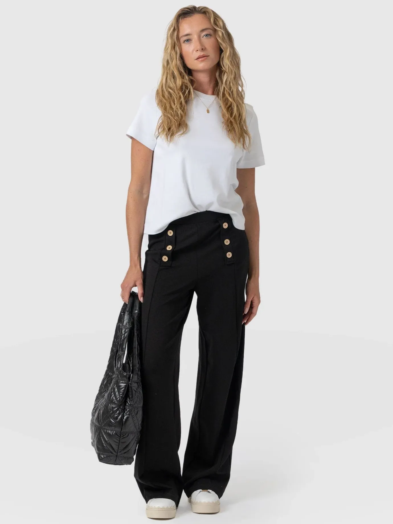 Pants|Saint and Sofia Chelsea Pant - Black Jersey