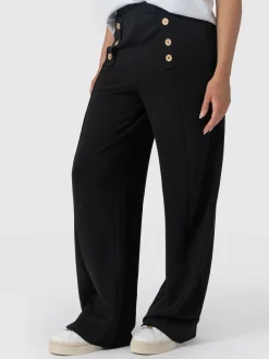 Pants|Saint and Sofia Chelsea Pant - Black Jersey